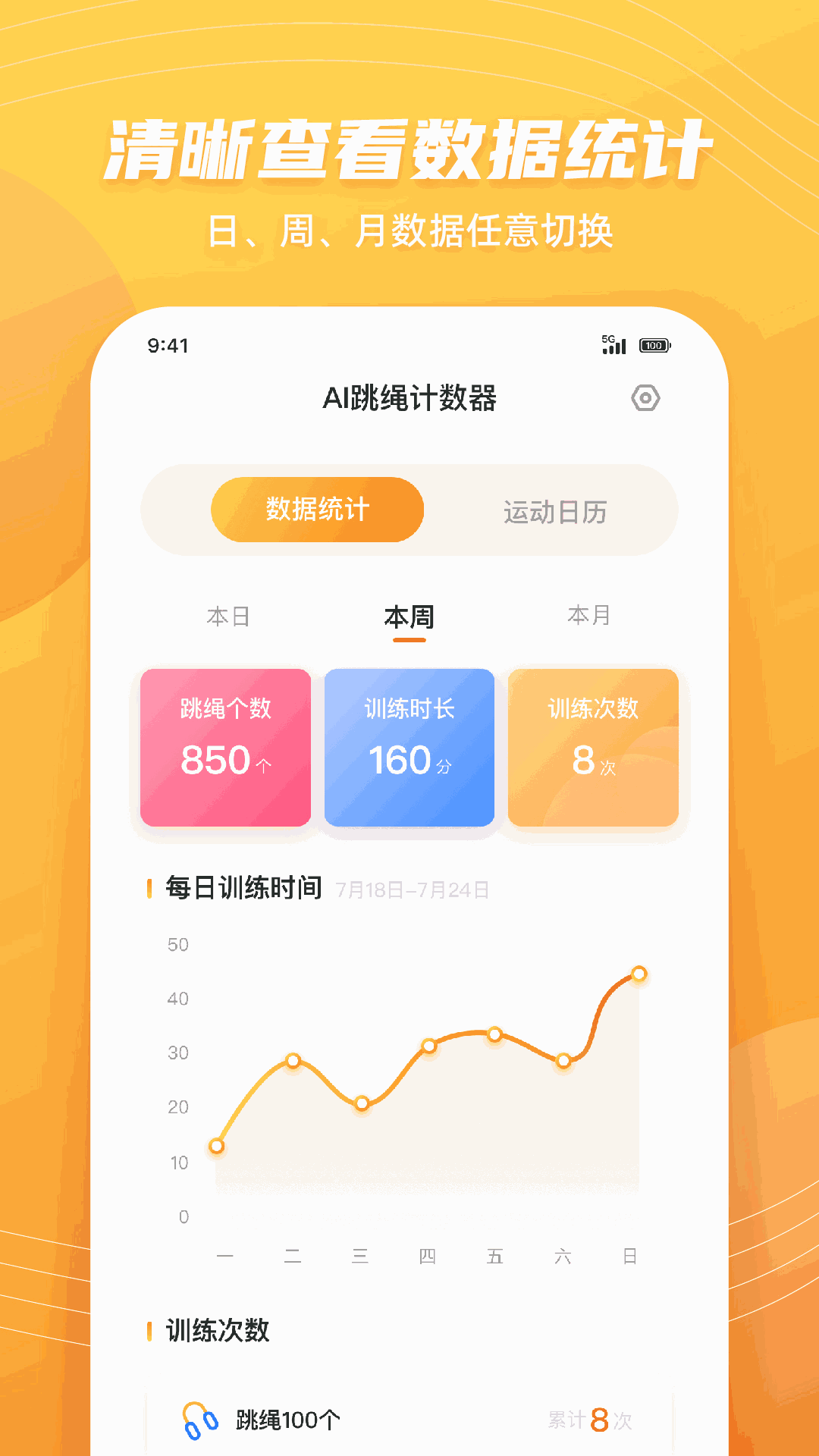跳绳计数天天练